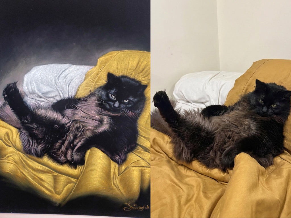 COMMISSIONED Cat portrait... email coledane@gmail.com for you own!