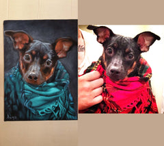 COMMISSIONED dog portraits: email coledane@gmail.com