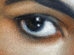 Michael Jackson Portrait, Original Oil Painting on Black Velvet by Alfredo Rodriguez "ARGO" - #A155