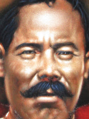 Pancho Villa  Mexican Revolution Original Oil Painting on Black Velvet by Alfredo Rodriguez "ARGO"  - #A104