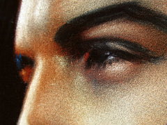 Elvis Presley Portrait , Original Oil Painting on Black Velvet by Alfredo Rodriguez "ARGO" - #A159