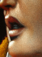 Elvis Presley Portrait , Original Oil Painting on Black Velvet by Alfredo Rodriguez "ARGO" - #A159