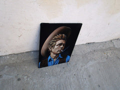 James Dean Portrait, Original Oil Painting on Black Velvet by Alfredo Rodriguez "ARGO" - #A169