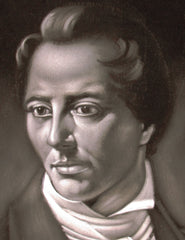 Joseph Smith Portrait, Mormon latter day saint,   Original Oil Painting on Black Velvet by Alfredo Rodriguez "ARGO" - #A36
