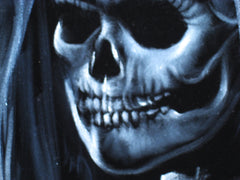Calavera, La Calavera Wedding, Original Oil Painting on Black Velvet by Enrique Felix , "Felix" - #F6