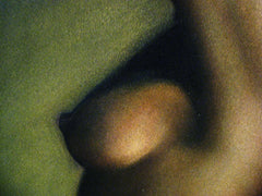 Nude, Sexy Egyptian Playboy Nude in color,  Original Oil Painting on Black Velvet by Enrique Felix , "Felix" - #F26