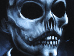 Calavera, La Calavera Wedding, Original Oil Painting on Black Velvet by Enrique Felix , "Felix" - #F6