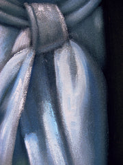 Joseph Smith Portrait, Mormon latter day saint,   Original Oil Painting on Black Velvet by Alfredo Rodriguez "ARGO" - #A6