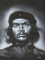 Che Guevara,  Original Oil Painting on Black Velvet by Enrique Felix , "Felix" - #F136
