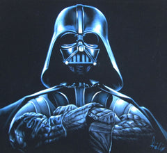 Darth Vader, Star Wars, Original Oil Painting on Black Velvet by Enrique Felix , "Felix" - #F141