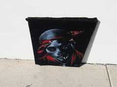 Tupac Amaru Shakur portrait, 2Pac,  Original Oil Painting on Black Velvet by Enrique Felix , "Felix" - #F180