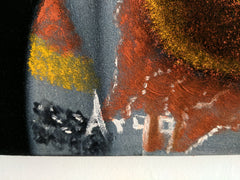 Elvis Presley Portrait , Original Oil Painting on Black Velvet by Alfredo Rodriguez "ARGO" - #A320