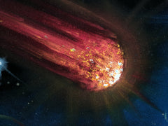 Planetary Space Meteor Original Oil Painting Black Velvet p2 SA180