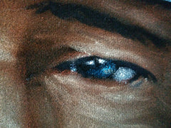 Copy of John Wayne Portrait,  Original Oil Painting on Black Velvet by Alfredo Rodriguez "ARGO" - a480