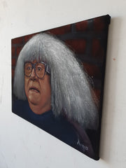 Danny DeVito as Ongo in Always Sunny in Philadelphia's, "Dee Made a Smut Film" Original oil on black velvet by Argo size (24"x18") a576-Ba12