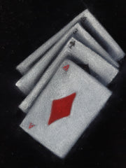 The Devil's Vices: Original oil painting on black velvet by E. Felix (size 36"x24") F268