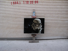 Stormtrooper (3 foot by 4 foot "huge") Portrait, storm trooper, Star Wars,  Original Oil Painting on Black Velvet by Arturo Ramirez "ARGO" - #R45x