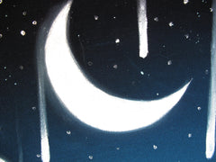 Snorlax, Kabigon,  Japanese Pokémon : Original oil painting on black velvet by Santos Llamas size (24"x18") #sa161
