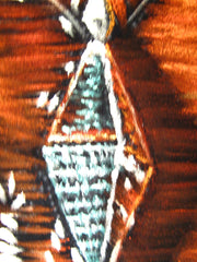 Sleestak Enik portrait; Land of the Lost; Original Oil painting on Black Velvet by Jorge Terrones - #j252-v2