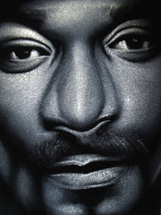 Snoop Dogg portrait; Calvin Cordozar Broadus, Jr; Original Oil painting on Black Velvet by Zenon Matias Jimenez- #JM138