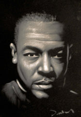 Dr. Dre Portrait ; Original Oil painting on Black Velvet by Zenon Matias Jimenez- #JM139