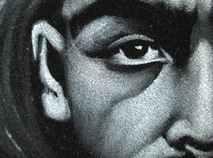 Zapata portrait; Emiliano Zapata; Original Oil painting on Black Velvet by Zenon Matias Jimenez- #JM94