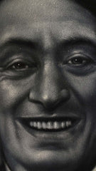 Harvey Milk, Gay pride and LGBT pride art,  Original Oil Painting on Black Velvet by Enrique Felix , "Felix" - #F156