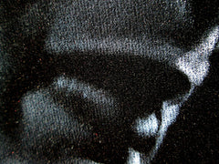 Elvis Presley Playing Guitar,  Original Oil Painting on Black Velvet by Enrique Felix , "Felix" - #F160