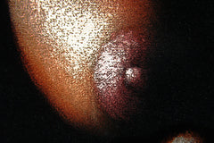 Nude, Sexy Chiaroscuro Nude in the Dark,  Original Oil Painting on Black Velvet by Enrique Felix , "Felix" - #F185