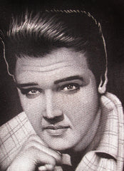 Elvis Presley portrait; ; Original Oil painting on Black Velvet by Zenon Matias Jimenez- #JM124
