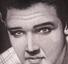 Elvis Presley portrait; ; Original Oil painting on Black Velvet by Zenon Matias Jimenez- #JM124